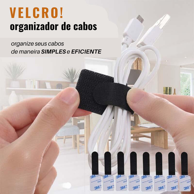 VELCRO! - Organizador de Cabos Fivela de Velcro - Dupla Face 3m