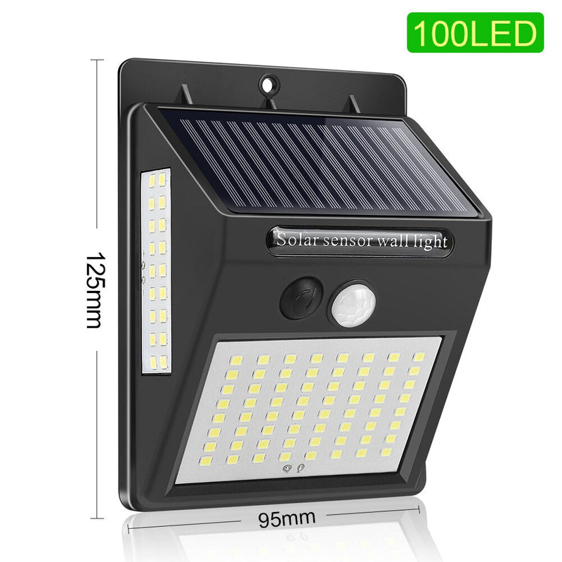 Refletor Solar com Detector de Movimento 144 LEDs