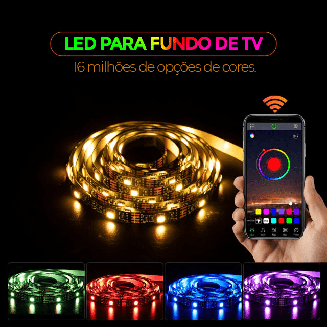 Fita de LED RGB para TV